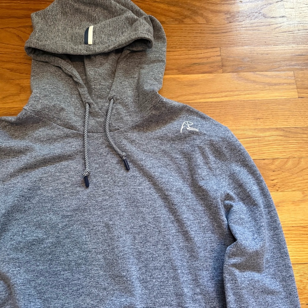 Rhoback Hesi Performance Hoodie Men’s Small Heather Steel Gray - Picture 5 of 6